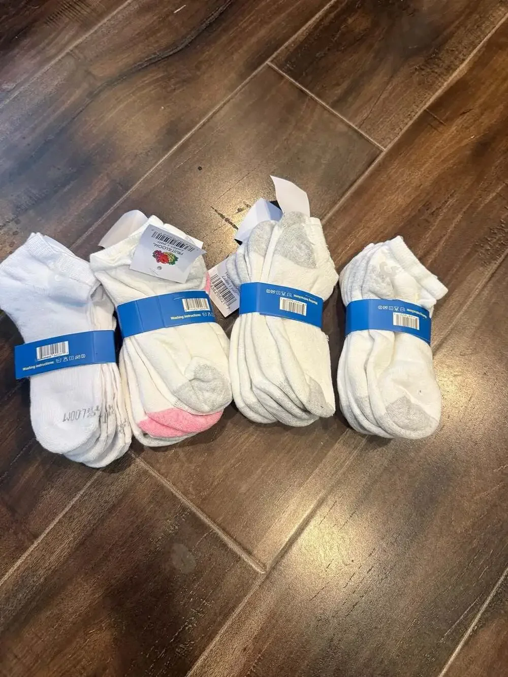 Fruit of the Loom Ladies Ankle Socks Value Pack - 4 Pairs